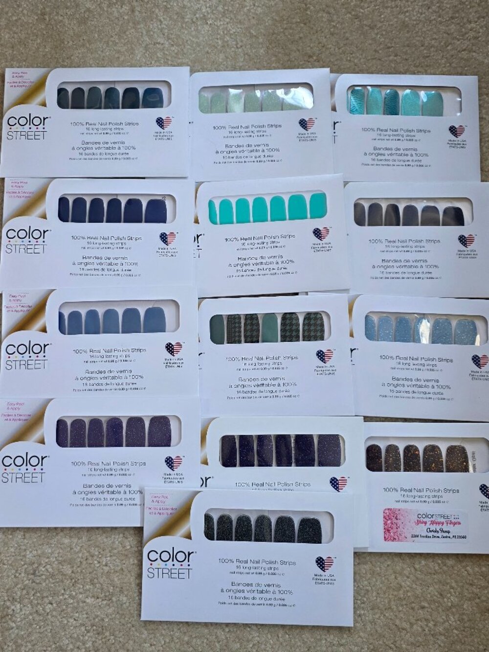 Assorted Color Street -- Shades of Blue